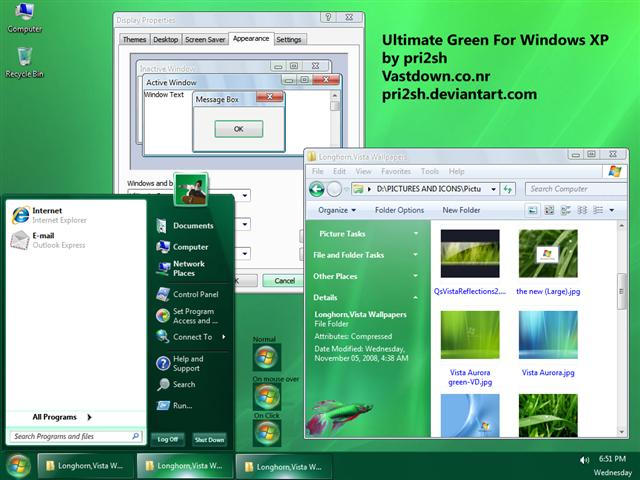 Vista Desktop Themes