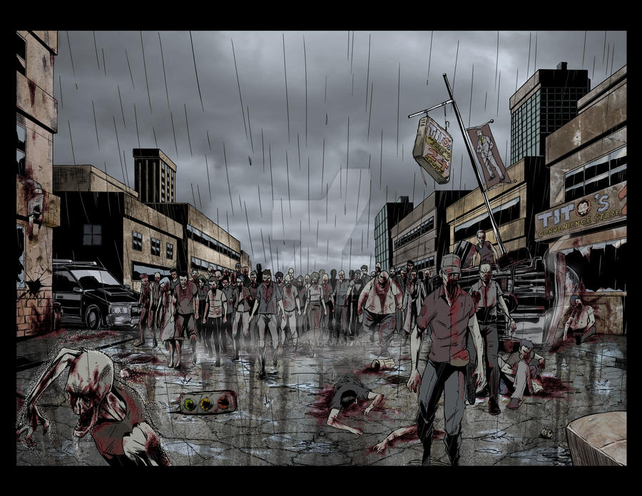 zombie horde clipart - photo #6