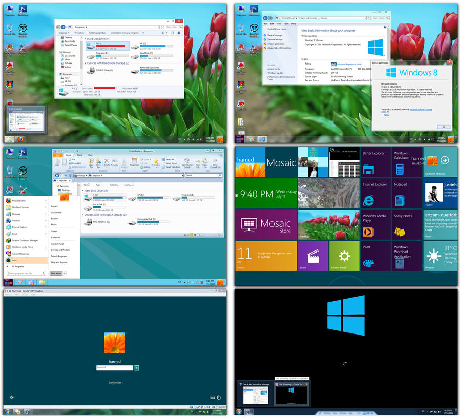 Free Windows 8 Themes For Vista