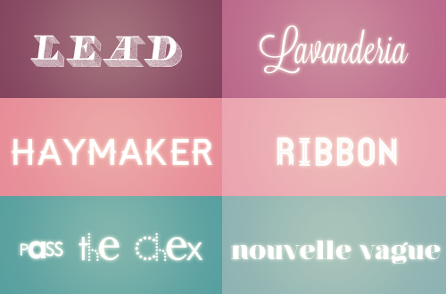 O6 fonts pack #O2. by hearttrouble