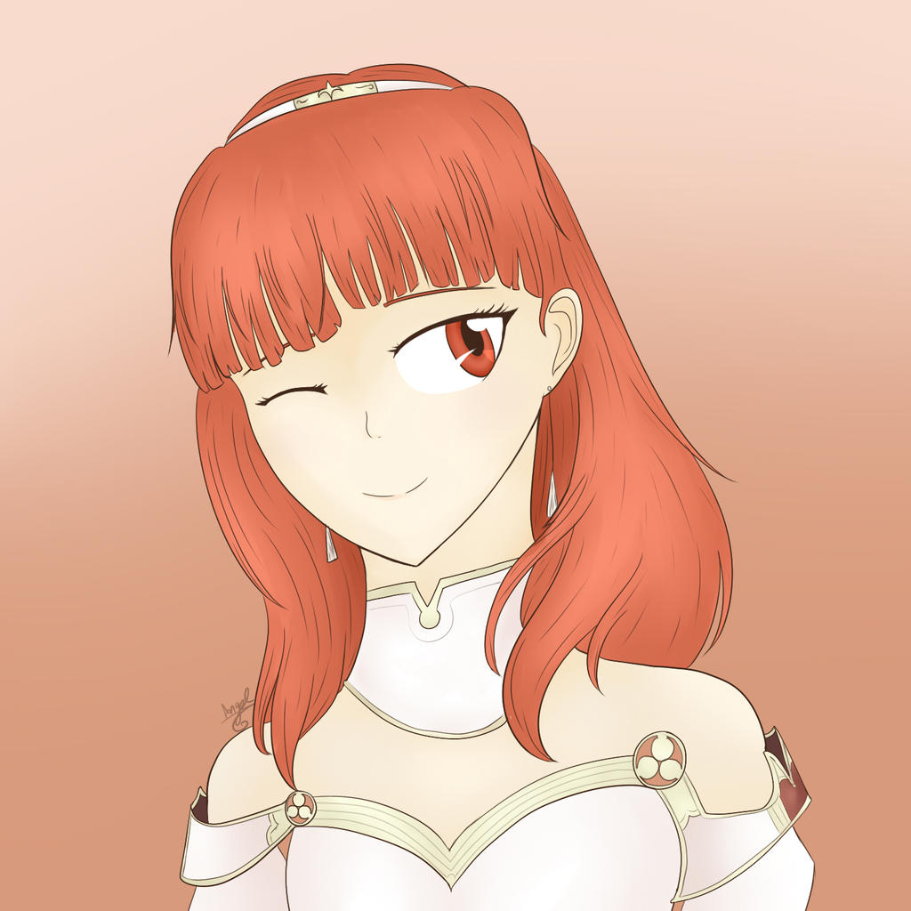 PUD ! - Celica sketch from Fire Emblem Echoes. Her