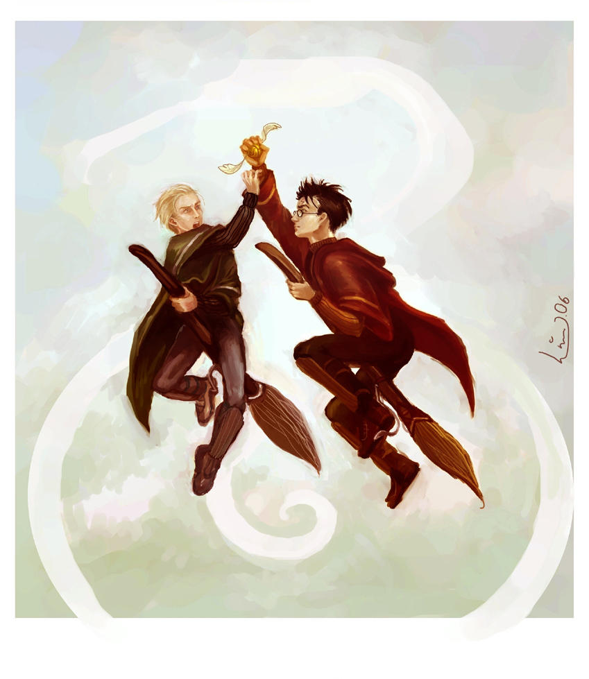 Quidditch rivals by Linnpuzzle