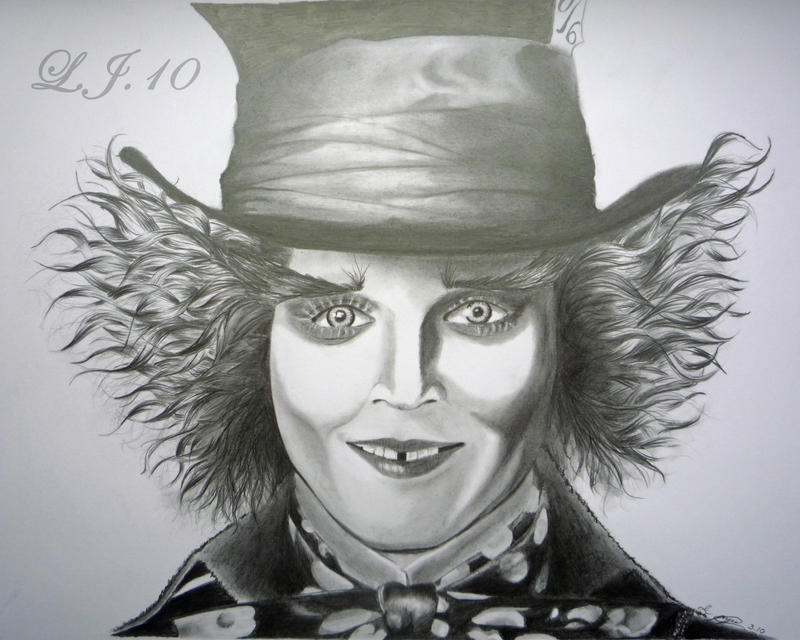 mad hatter johnny depp coloring pages - photo #8