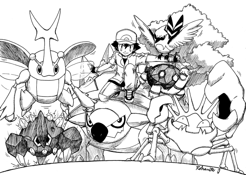 kalos region pokemon coloring pages - photo #30