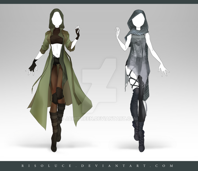 (CLOSED) Adoptable Outfit Auction 189 - 190 by JawitReen