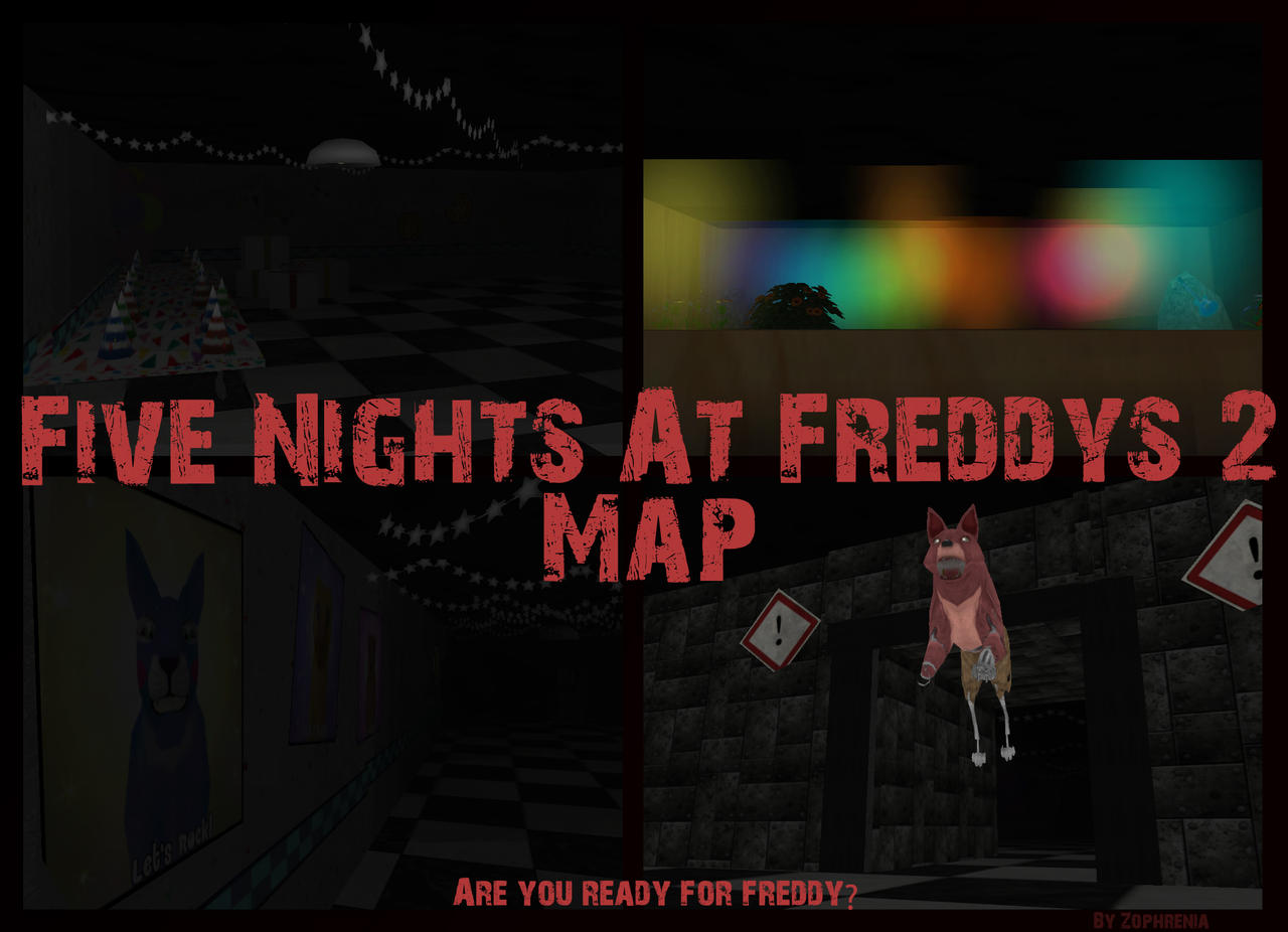 Here's My 8-Bit Map OF FNAF 1/2! I hope you enjoy! : r/fivenightsatfreddys