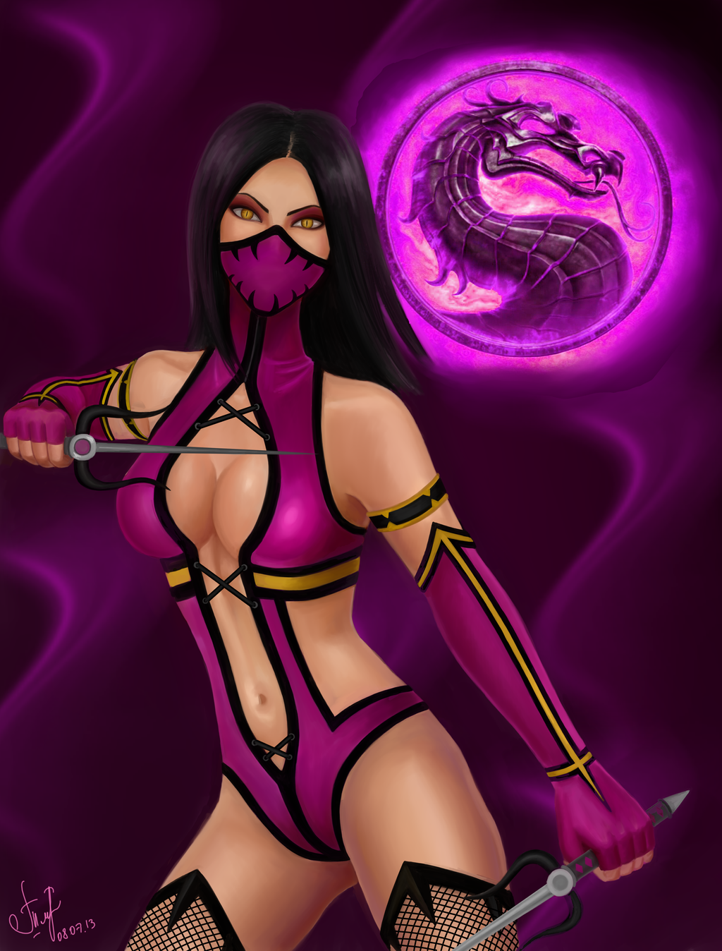 Mortal Kombat 9 - Mileena Pinup #11 by ShizzyZzZzZzART on 