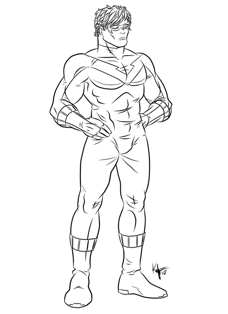 dc comics nightwing coloring pages - photo #28