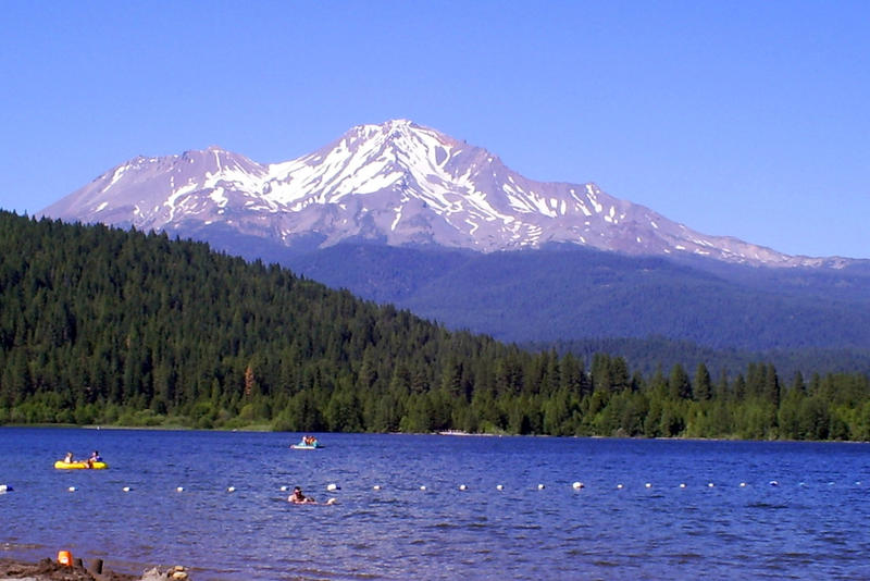View of Mt. Shasta from Medicine Lake
