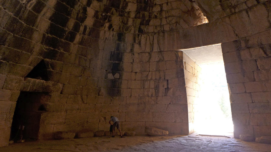 Mycenae - Tholos Tomb Interior