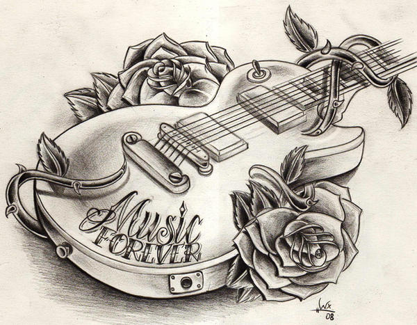 guitar sketch