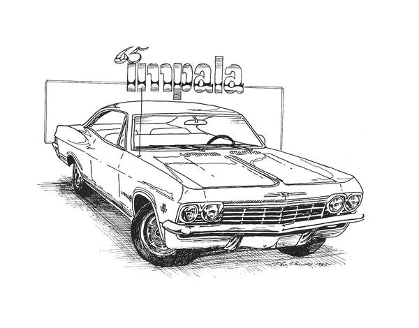 64 Impala Coloring Coloring Pages