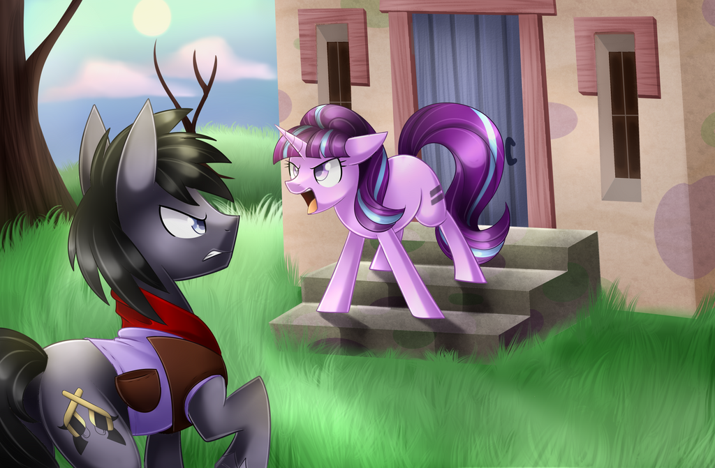 Peacemaker and Starlight [Commission] + Speedpaint by Scarlet-Spectrum