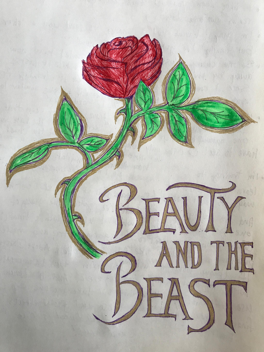 Beauty and the Beast - Rose by closeyoureyes0329 on DeviantArt